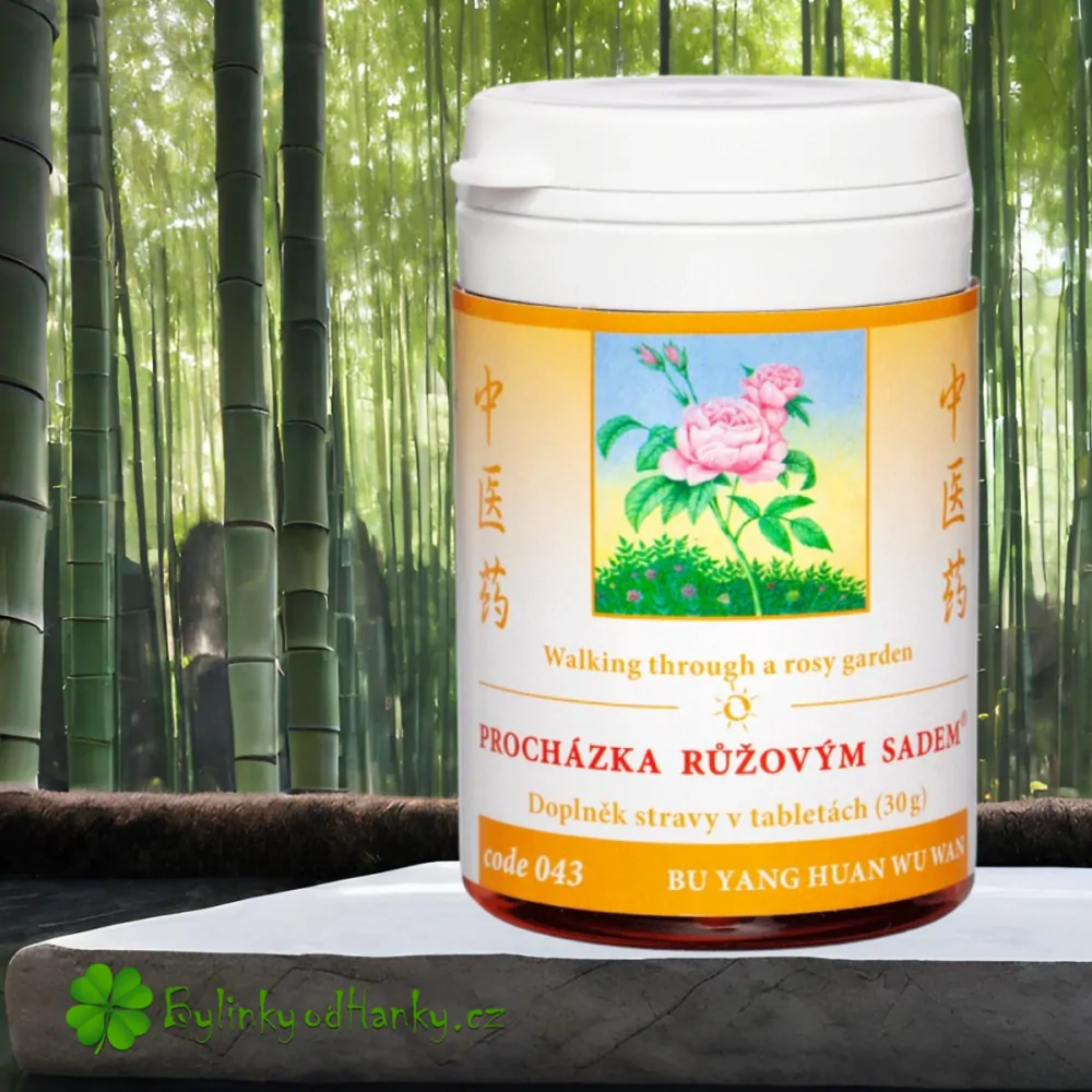 TCM HERBS PROCHÁZKA RŮŽOVÝM SADEM 100 tablet