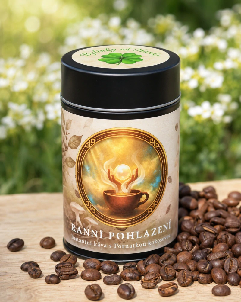 BYLINKYODHANKY - Ranní Pohlazení v Dóze - Houbová káva s Pornatkou 80g
