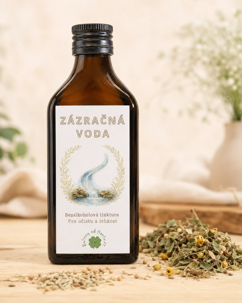 BYLINKYODHANKY - Zázračná Voda - Bylinná Tinktura pro Očistu a Lehkost 200ml