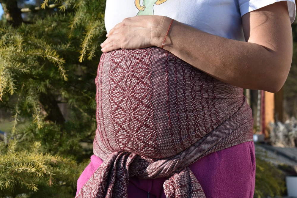 MEXICKÉ Rebozo - Fialová Natalia 330 x 70cm