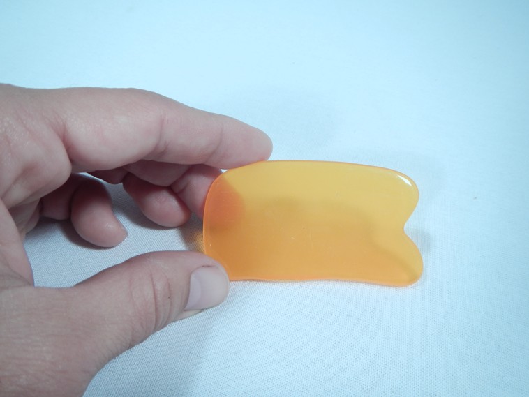 GUASHA - Oranžová masážní destička 2