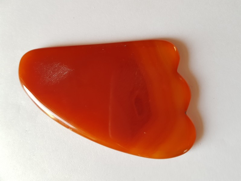 GUASHA - Červená masážní destička