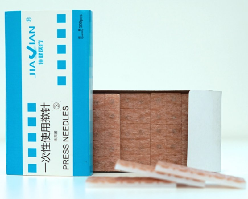 ENERGY - Akupunkturní jehly 0,20 x 1,3mm - Ušní s Náplastí