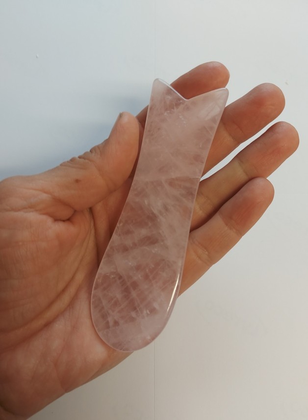 GUASHA - Růžová masážní rybička 