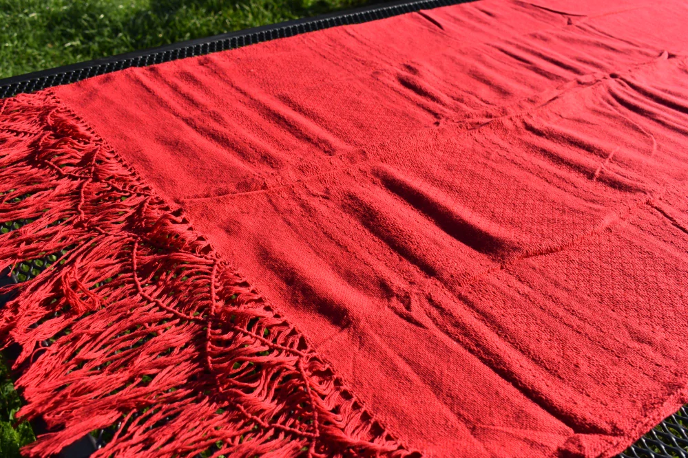 MEXICKÉ Rebozo - Červená Carmen 330 x 75cm