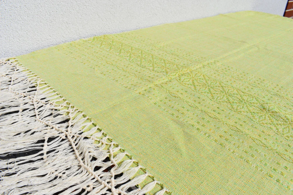 MEXICKÉ Rebozo - Limetková Viktoria 320 x 70cm