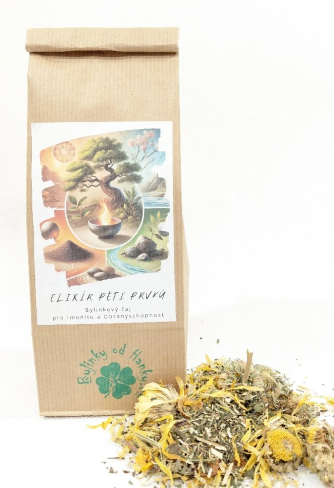 BYLINKYODHANKY - Elixír pěti prvků - Bylinný čaj pro podporu imunity 100g