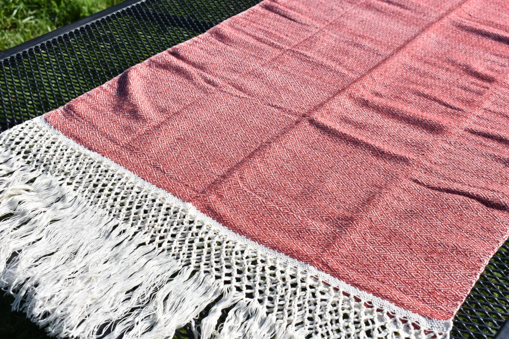 MEXICKÉ Rebozo - Cihlová Alejandra 340 x 60cm