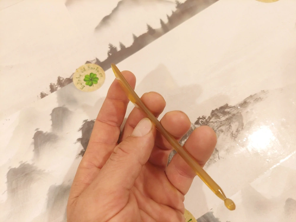 GUASHA - Škrabka / Pátradlo z Rohoviny