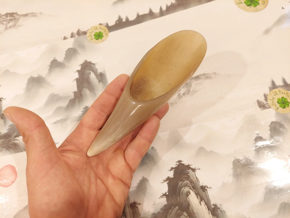 GUASHA - Masážní Roh z Buvola / Široký