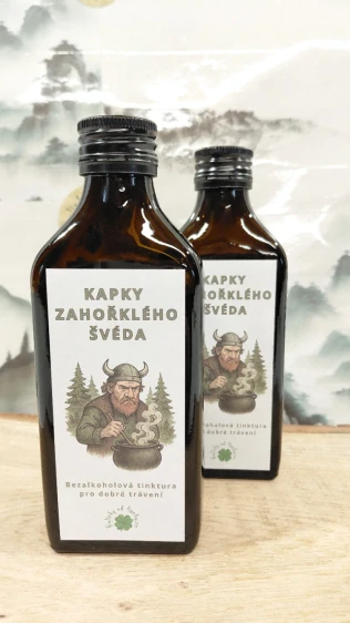 BYLINKYODHANKY - Kapky Zahořklého Švéda - Bezalkoholová Tinktura Pro Dobré Trávení