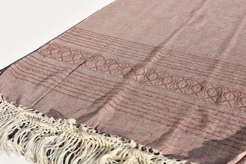 MEXICKÉ Rebozo - Hnědá Renata 320 x 70cm