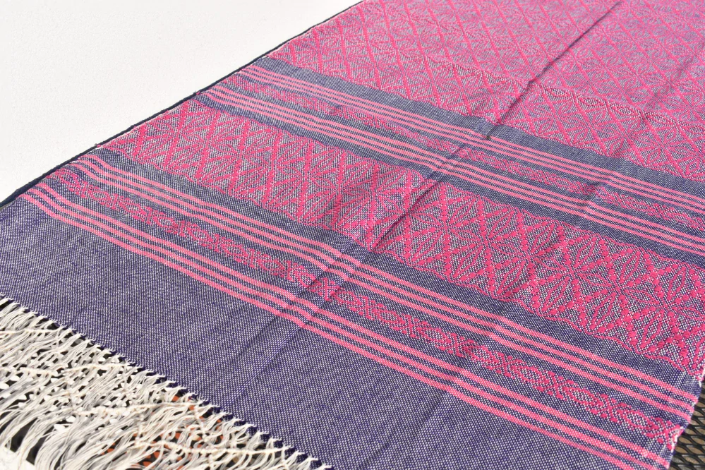 MEXICKÉ Rebozo - Růžová Emilia 330 x 65cm