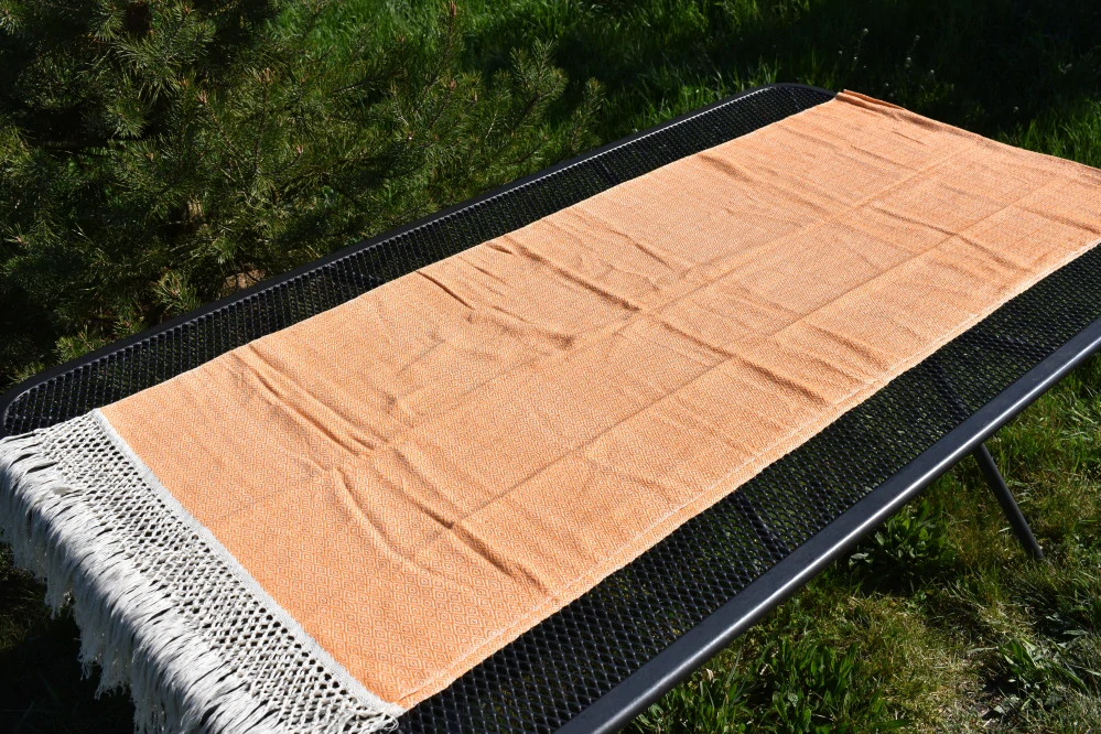 MEXICKÉ Rebozo - Oranžová Consuela 330 x 60cm