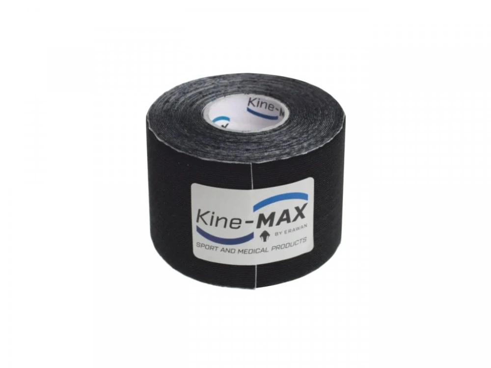 Kine-MAX - Kinesiologický Tejp Super Pro Rayon - Černý