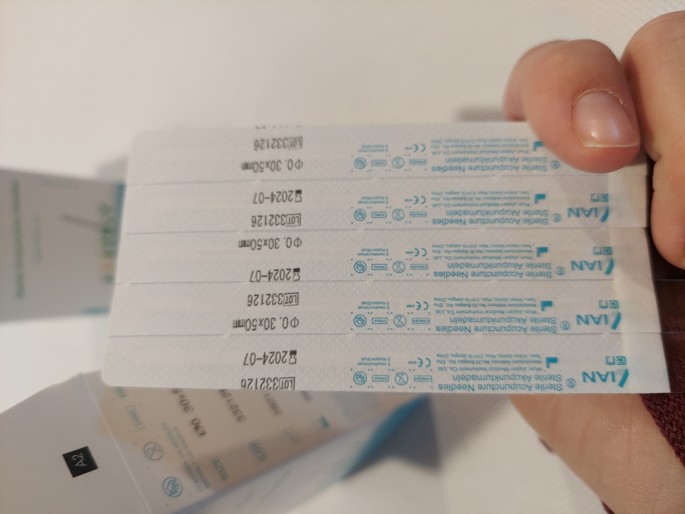 ENERGY - Akupunkturní Jehly 0,30 x 50mm