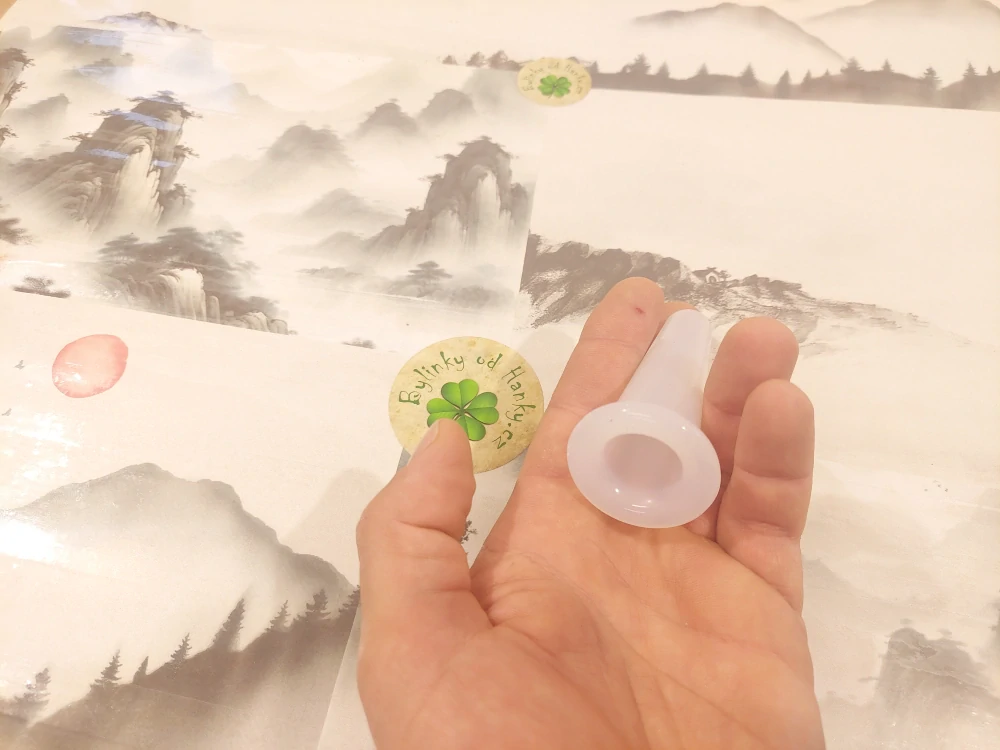 Obličejová baňka - Bílá 