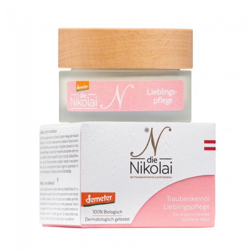 Die NIKOLAI - Biodynamický vyživující pleťový krém - Výběr ze stříbrných hroznů 50ml