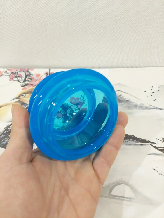 Masážní Baňka XL - Silikonová / Modrá