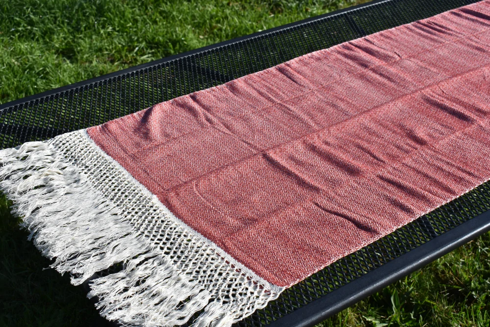 MEXICKÉ Rebozo - Cihlová Alejandra 340 x 60cm