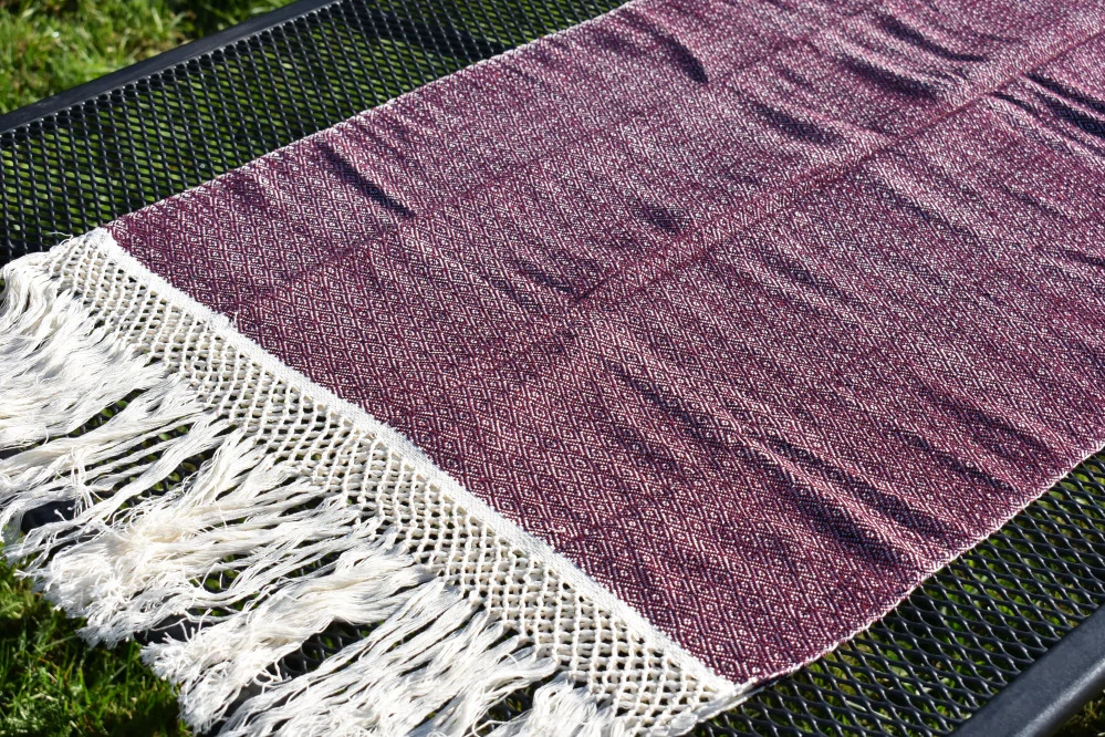 MEXICKÉ Rebozo - Tmavě Fialová Carmen II 340 x 60cm