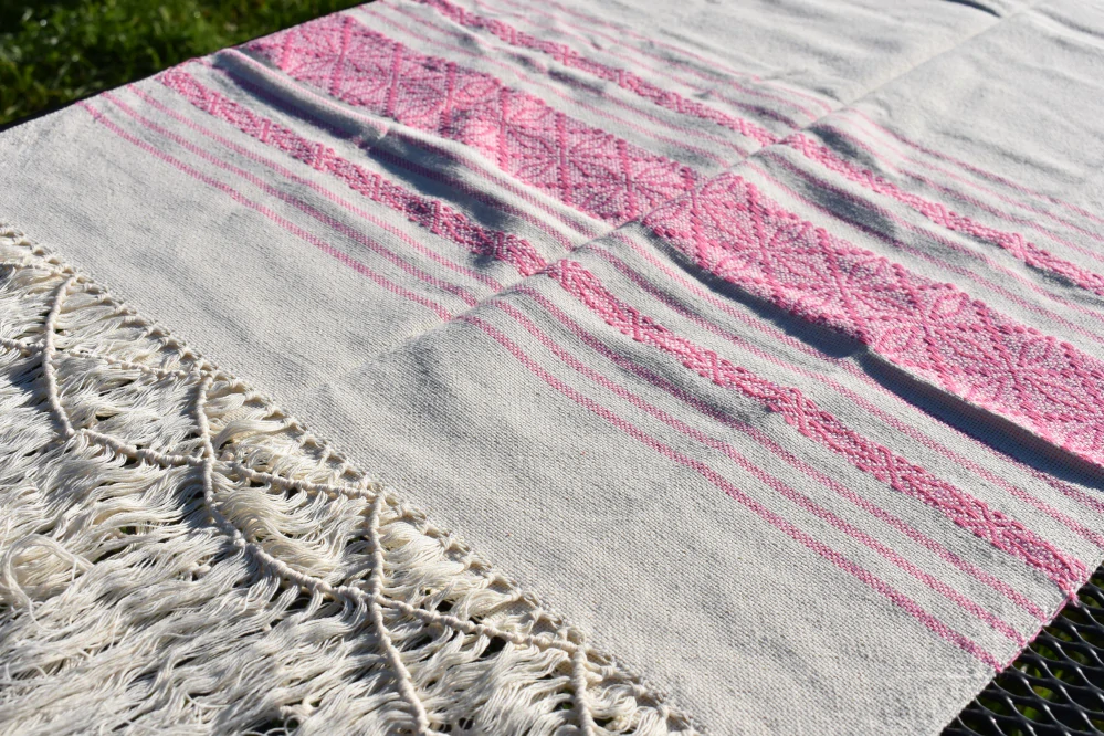 MEXICKÉ Rebozo - Růžová Paloma 320 x 60cm