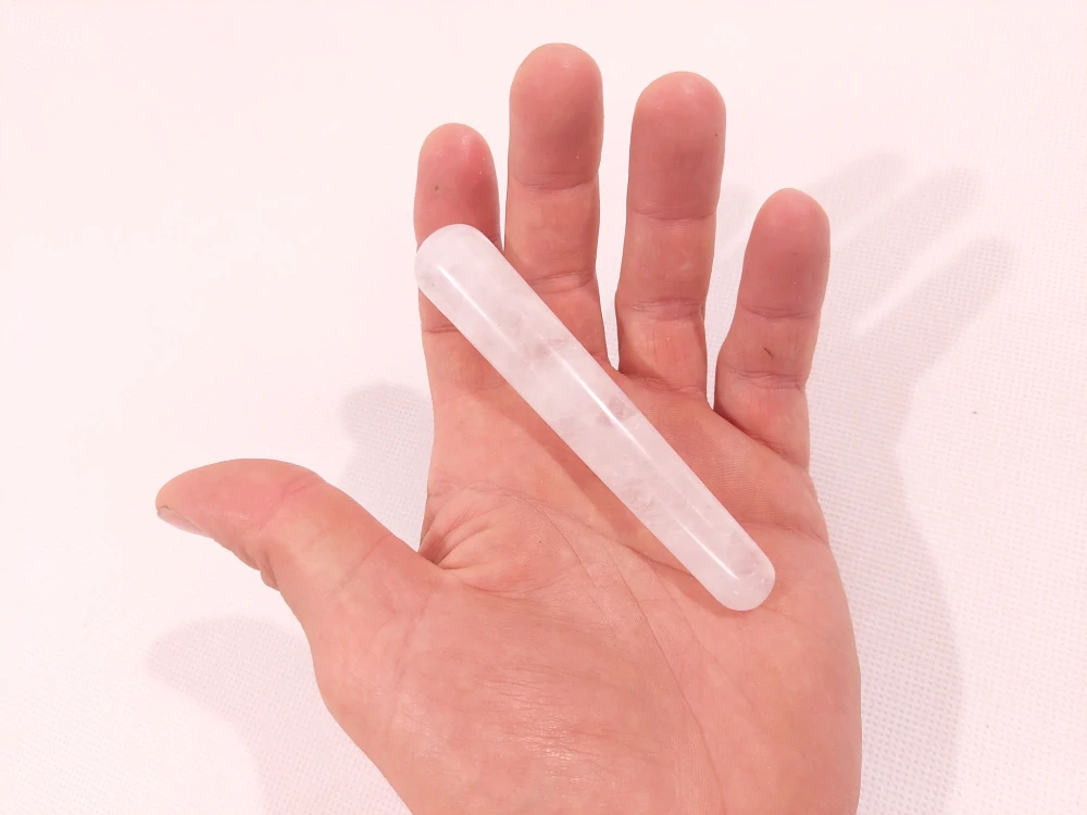 Průhledná masážní tyčinka 10,5cm