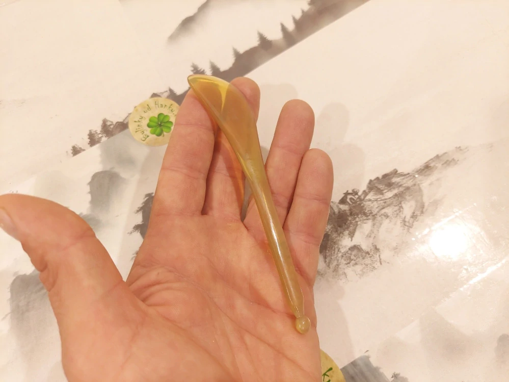 GUASHA - Škrabka / Pátradlo z Rohoviny