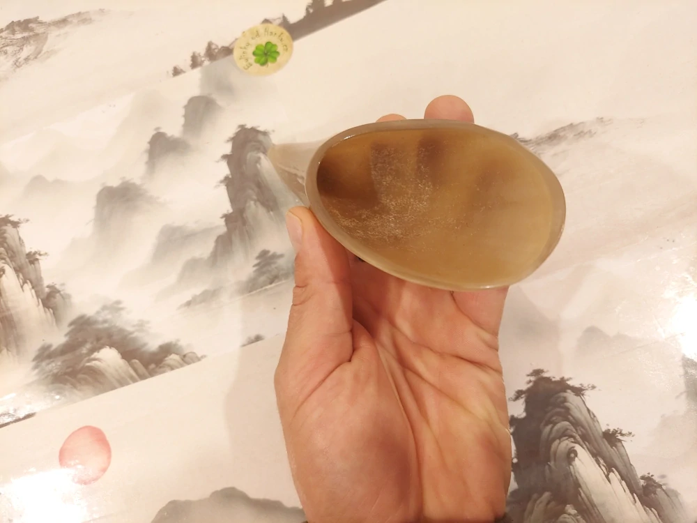 GUASHA - Masážní Roh z Buvola / Široký