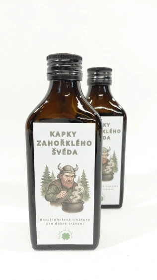 BYLINKYODHANKY - Kapky Zahořklého Švéda - Bezalkoholová Tinktura Pro Dobré Trávení