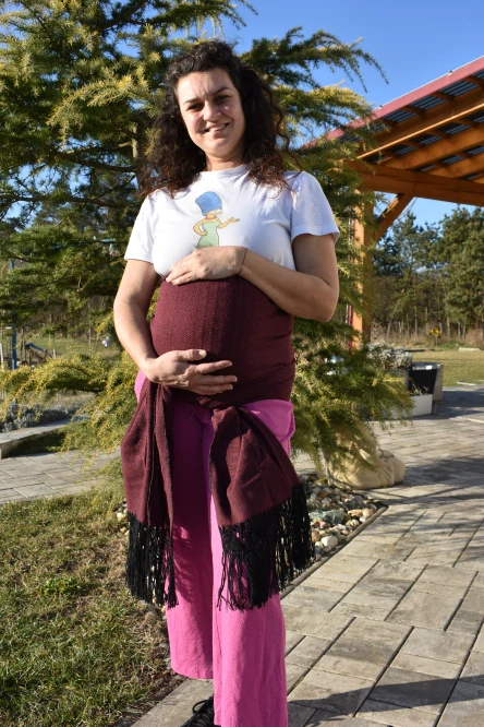 MEXICKÉ Rebozo - Vínová Sofia 330 x 70cm