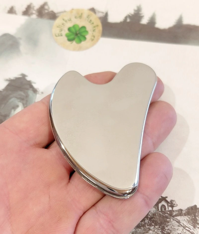 GUASHA - Kovová Leštěná Slza