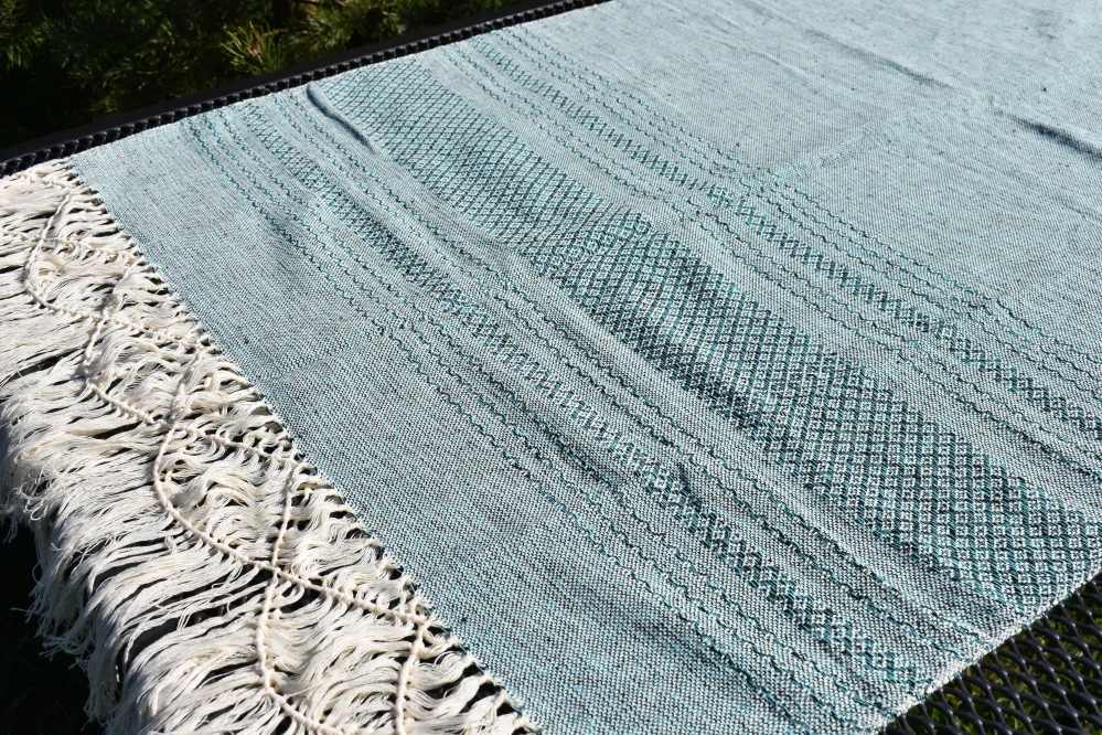 MEXICKÉ Rebozo - Petrolejová Itzel - 330 x 75cm