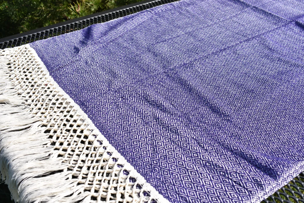 MEXICKÉ Rebozo - Fialová Berenice - 40 x 60cm