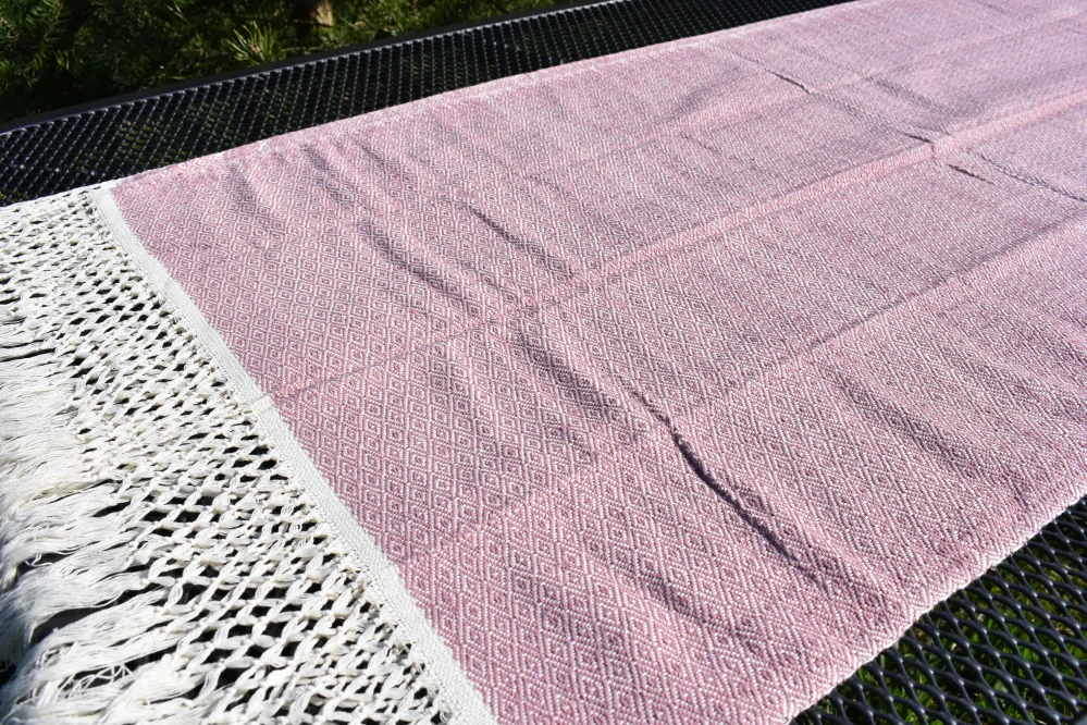 MEXICKÉ Rebozo - Starorůžová Josefina - 340 x 60cm Limited Edition