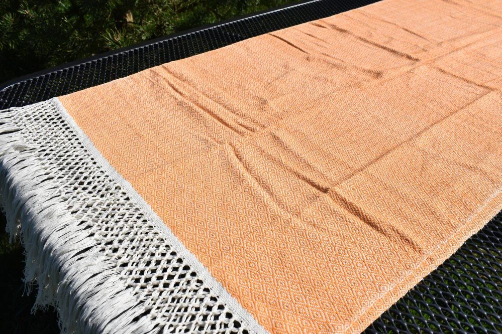 MEXICKÉ Rebozo - Oranžová Consuela 330 x 60cm
