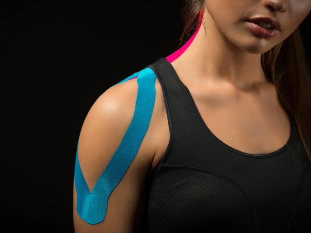 Kine-MAX - Kinesiologický Tejp Super Pro Rayon - Černý