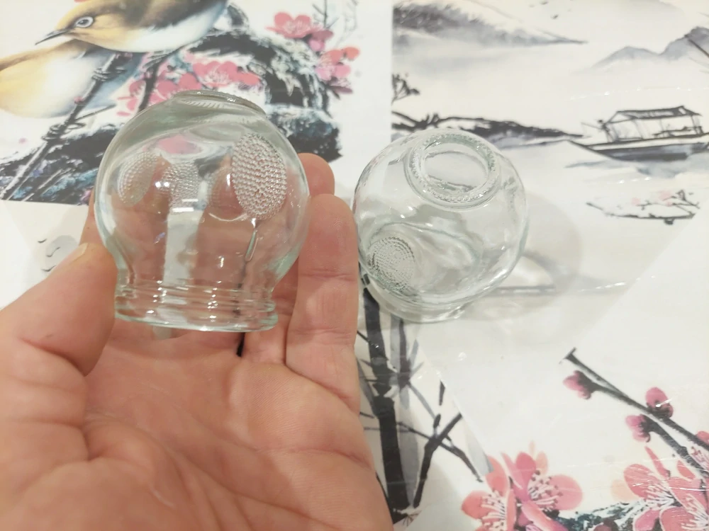 Skleněná masážní baňka 5,5cm