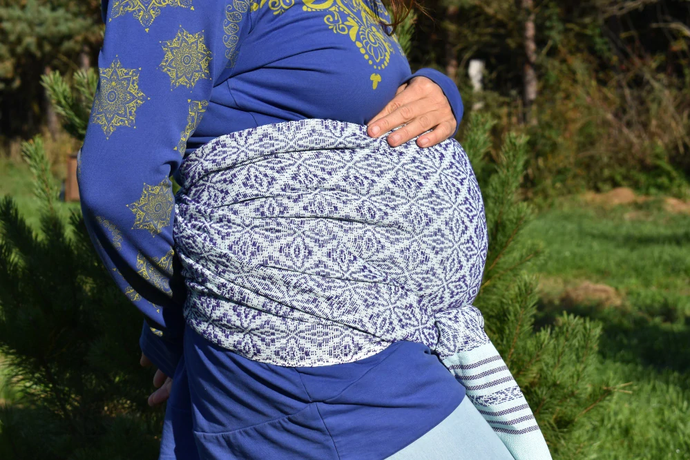MEXICKÉ Rebozo - Modrá Sandra 330 x 73cm