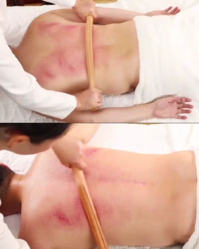 GUASHA - Dřevěná Masážní Tyč 52cm