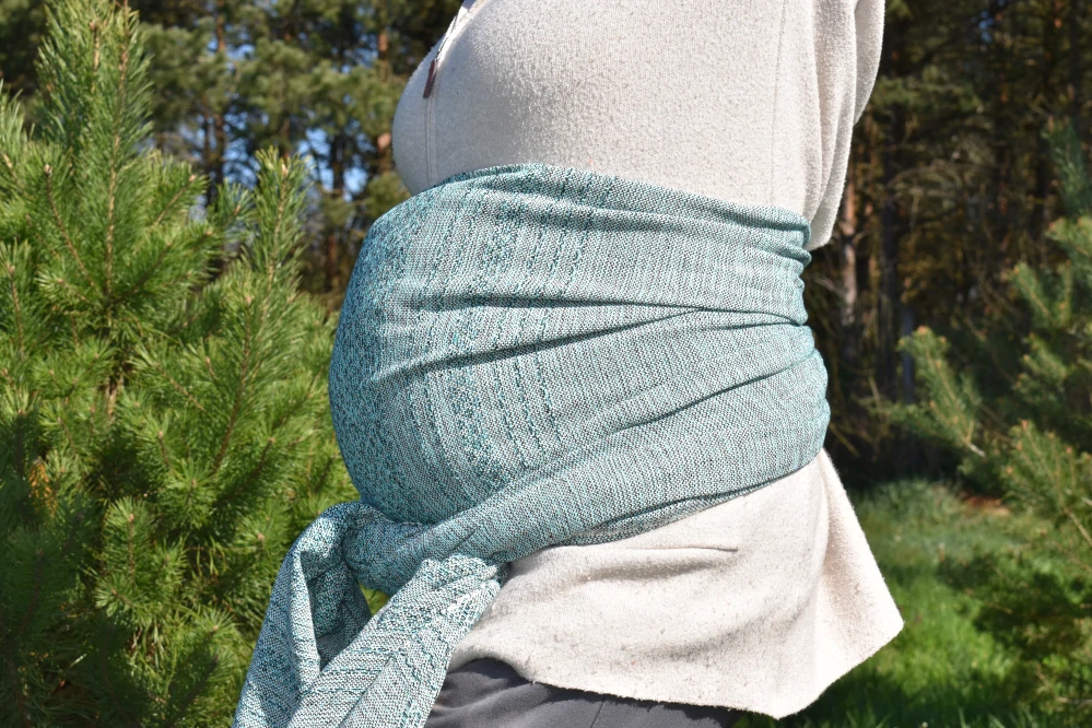 MEXICKÉ Rebozo - Petrolejová Itzel - 330 x 75cm