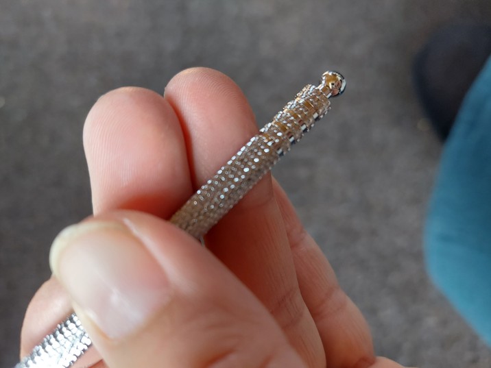 Diagnostická tyčinka / Akupunkturní Pátradlo 2 - 10cm, kov