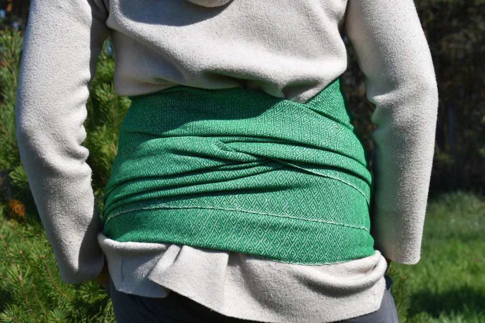 MEXICKÉ Rebozo - Zelená Guadalupe 340 x 60cm