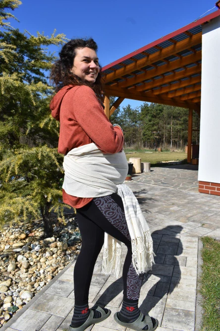 MEXICKÉ Rebozo - Světlá Erica II 345 x 60cm