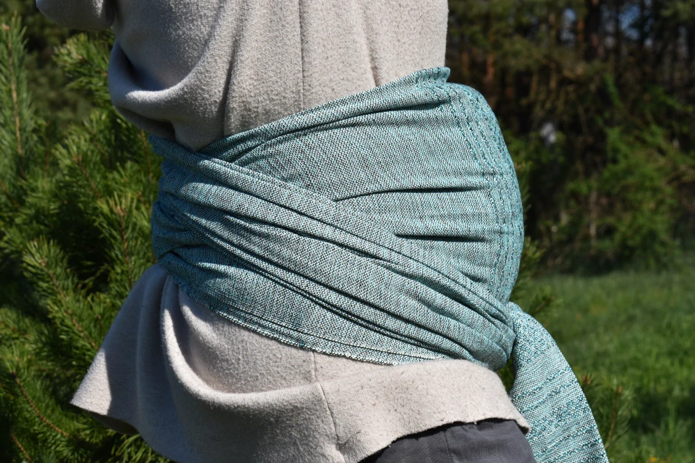 MEXICKÉ Rebozo - Petrolejová Itzel - 330 x 75cm