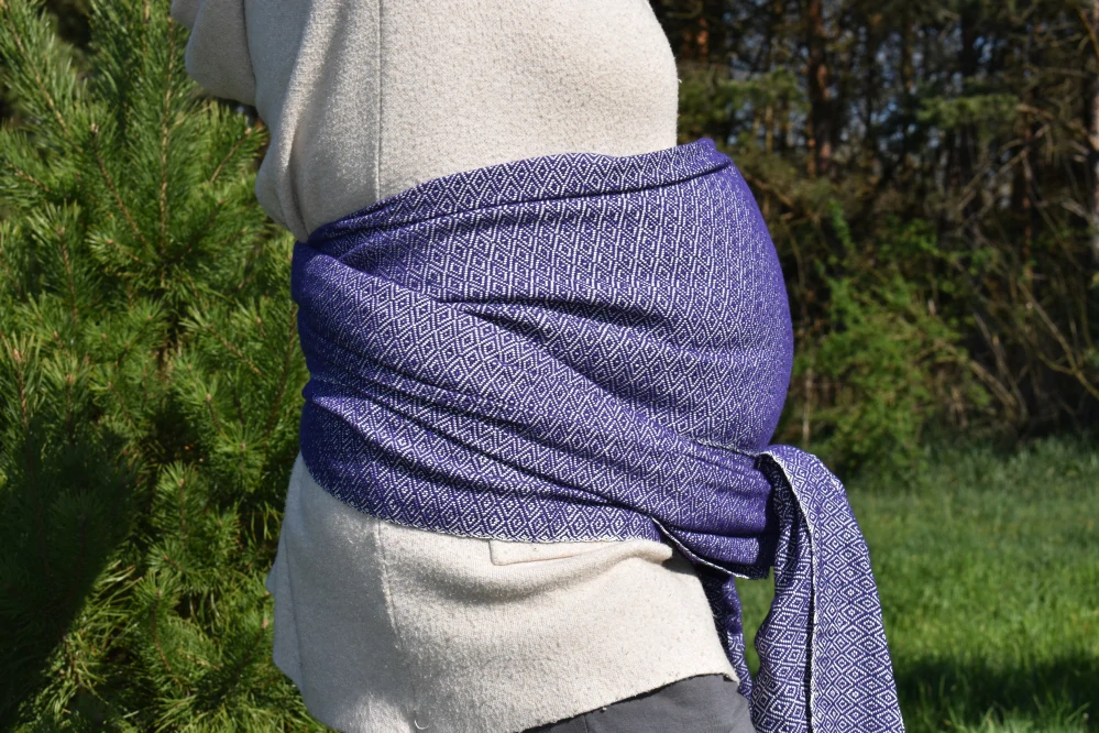 MEXICKÉ Rebozo - Fialová Berenice - 40 x 60cm