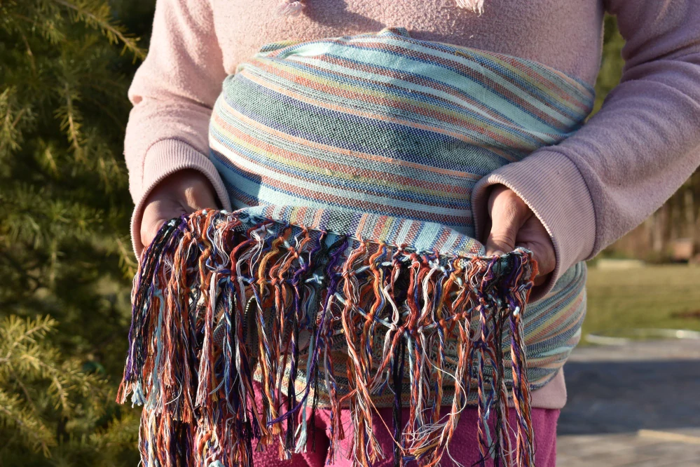 MEXICKÉ Rebozo - Šmoulová Leticia 300 x 70cm