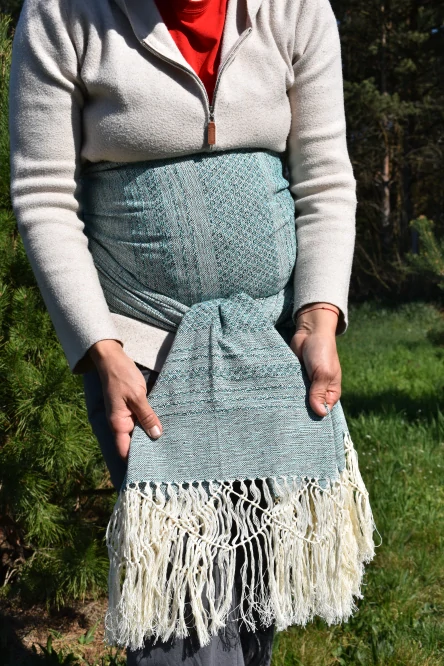 MEXICKÉ Rebozo - Petrolejová Itzel - 330 x 75cm