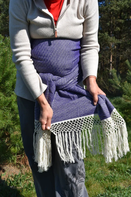 MEXICKÉ Rebozo - Fialová Berenice - 40 x 60cm