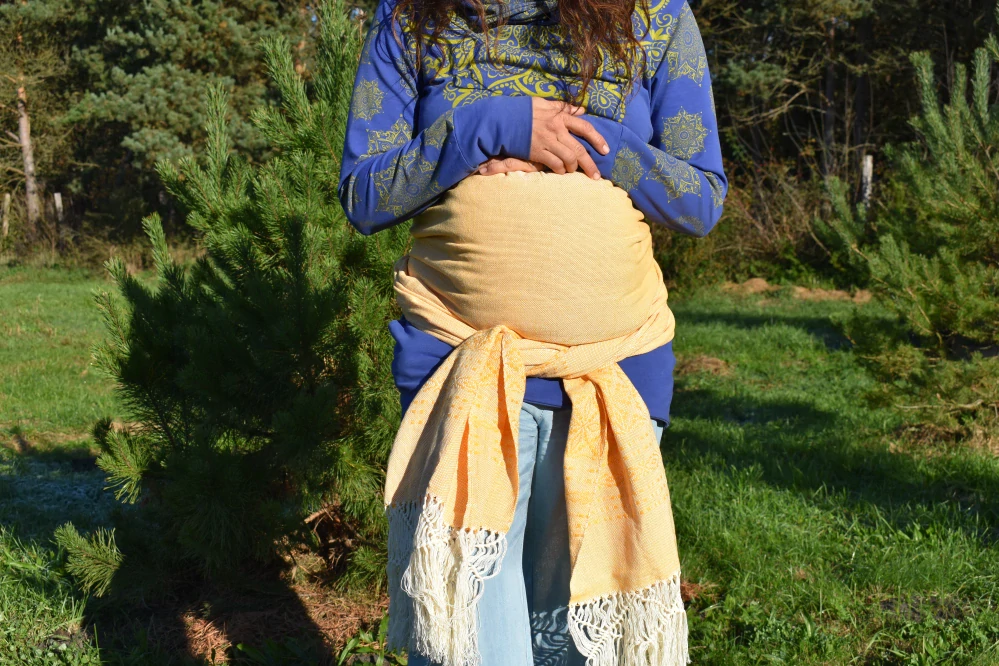 MEXICKÉ Rebozo - Medová Daniela 340 x 60cm